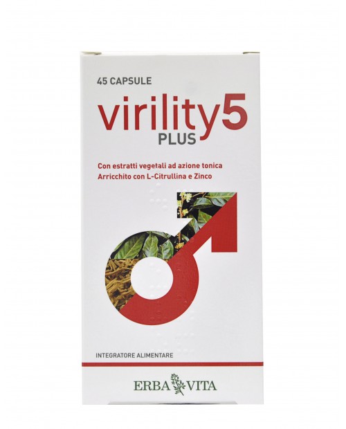 VIRILITY 5 PLUS 45 capsule Erba Vita